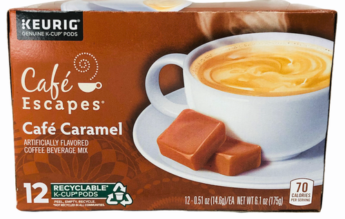 Cafe Escapes Cafe Caramel Keurig K Cup 