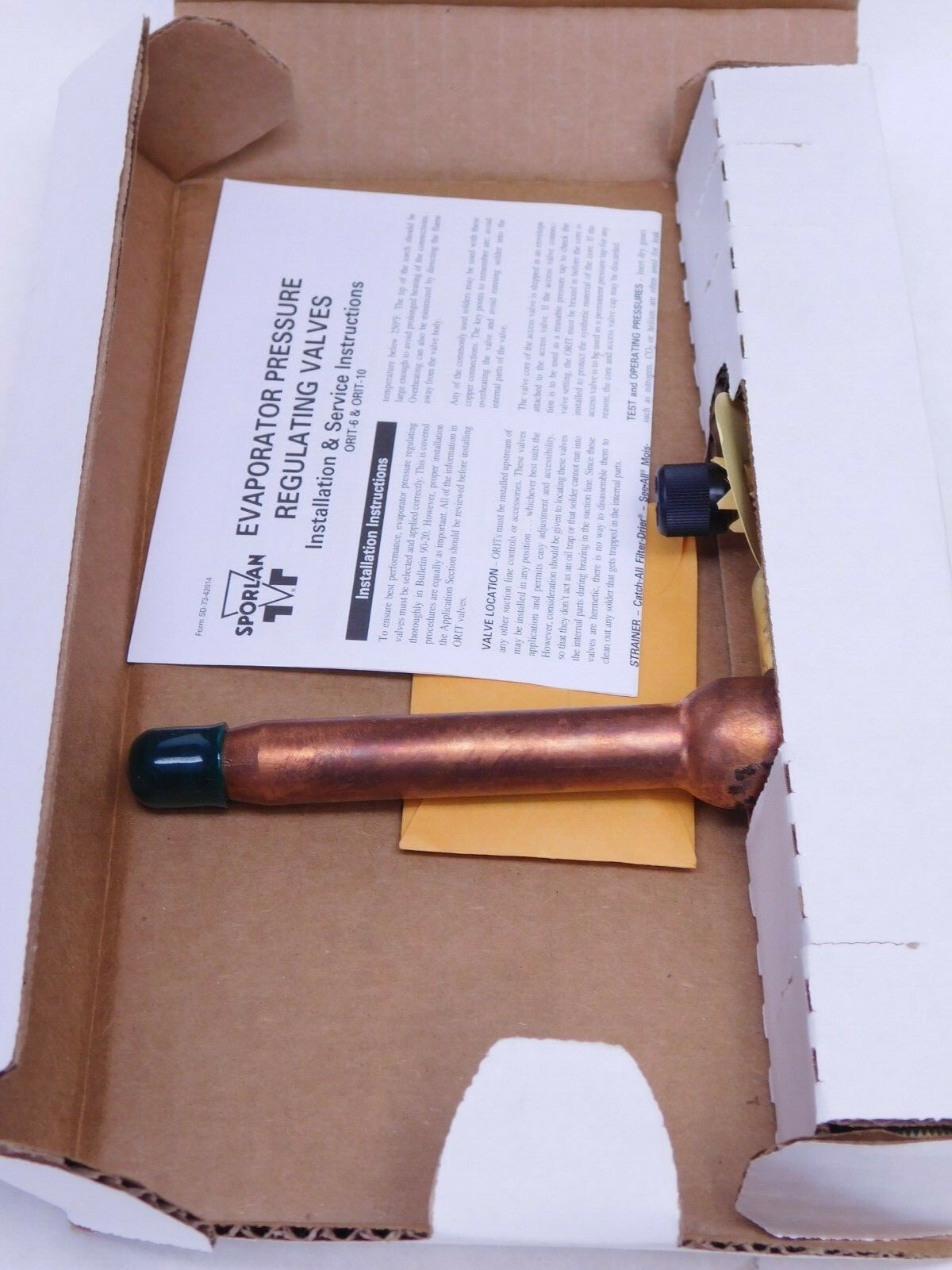 NEW! Sporlan 901100 ORIT-6-30/100 3/8" Evaporator Pressure Regulating Valve (FR)