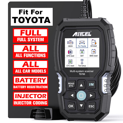 ANCEL TD700 OBD2 Diagnosegerät für Toyota All System OBD2 Scanner KFZ Ausleseger