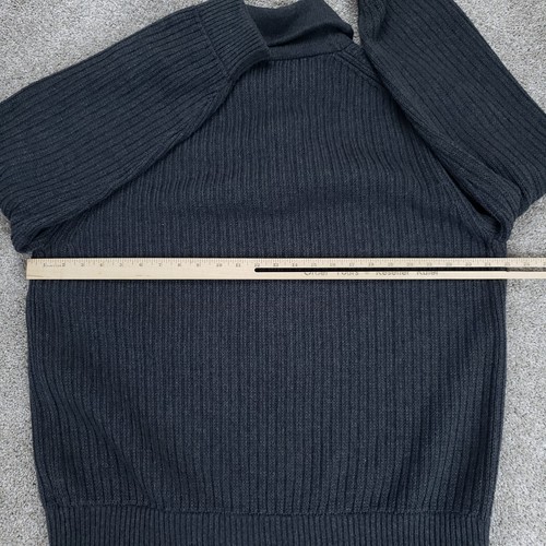 Duluth Trading Pullover Herren Large grau Baumwolle Wolle Schalkragen Infanterie Pullover - Bild 8 von 11
