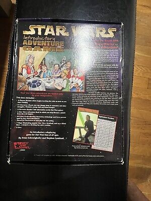 STAR WARS INTRO ADVENTURE GAME FROM WEST END GAMES ORIGINAL 1997 VTG AD