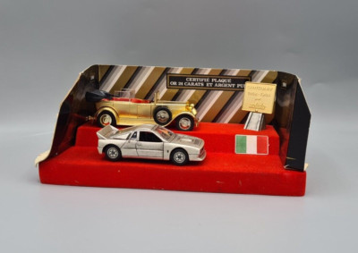 Coffret Prestige SOLIDO Centenaire France - Versions Or Et Argent - État Très Bon