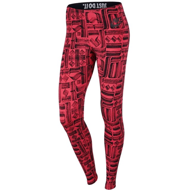 Nike Leg-A-See AOP Leggings Women 805537-850 Ember Glow Tight Extra Small XS NEW | eBay