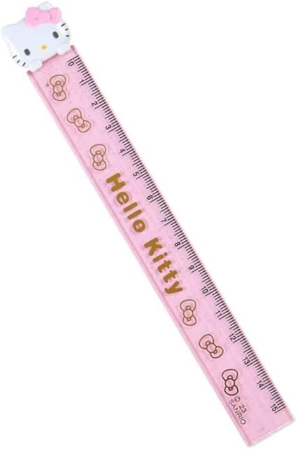 Hello Kitty 木製 身長計 150cm Sanrio- Ruler, 5.9 inches-Hello Kitty, Hello Kitty, 1.2 x 0.2 x