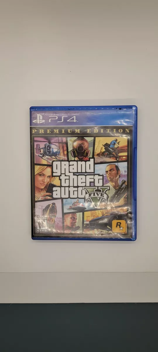 Grand Theft Auto V GTA 5 Premium Edition Sony PlayStation 4 PS4 Complete w/  Map