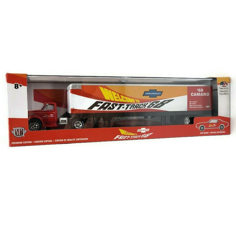 M2 Machines Fast Track Hauler 1968 Chevrolet C60 Truck Camaro Z/28