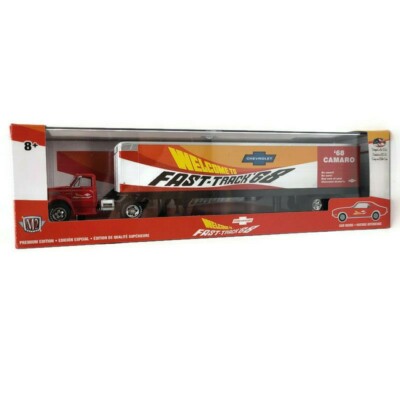 M2 1968シボレーC60　トラック & 1968 シェビー・カマロ Z28 M2 Machines Fast Track Hauler 1968 Chevrolet C60 Truck Camaro Z/28