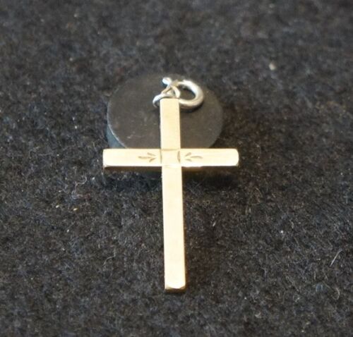 Vintage Christian Cross 12K GOLD Anhänger in gutem Zustand! - Bild 3 von 3
