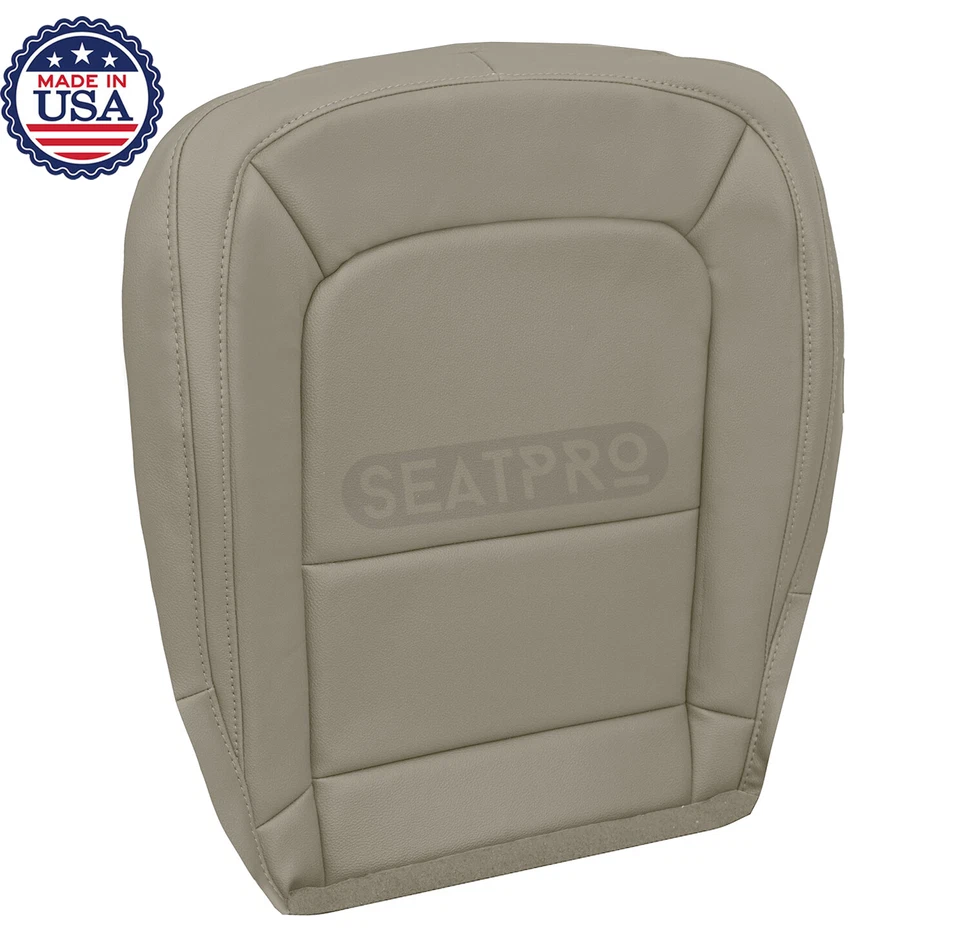 Cubierta de asiento de repuesto inferior delantera cuero tostado para GMC Canyon SLT SLE 2015-2022 Foto 3 de 4