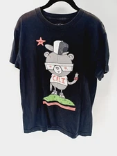 Eldon T-Shirt Youth Boys X-Large Black Short Sleeve Calt 100% Cotton Pullover