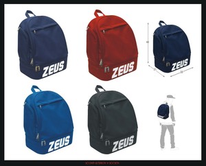 zaino calcio zeus