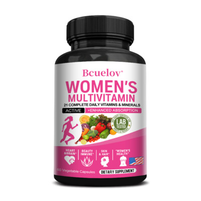 Multivitamin for Women - Highest Potency Complete Daily + Multimineral Capsules