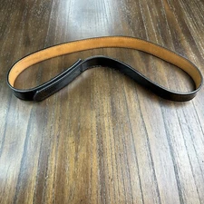 Dutyman 1331 Police Belt Patent Full Grain Leather Hook Loop Size 48 Black