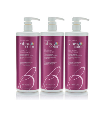 Brocato Vibracolor Fade Prevent Color Last Conditioner 32 oz - Set of 3