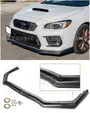 For 18-21 Subaru Wrx Sti Cs Style Carbon Fiber Front Bumper Lower Lip Splitter