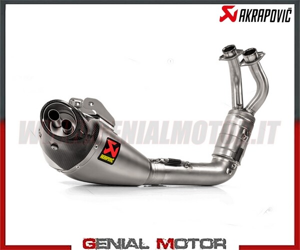Zugelassen Titan/Edelstahl Komplette Auspuff Akrapovic fuer