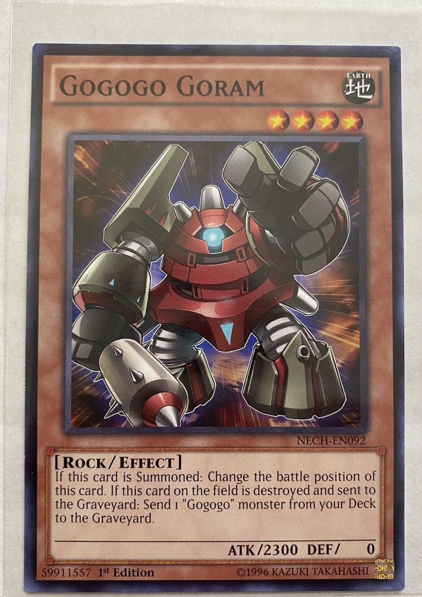 yugioh gogogo deck Gogogo Goram - NECH-EN092 - Common - 1st Edition M/NM Yugioh