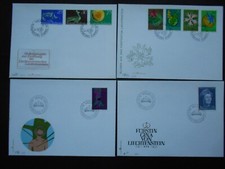 Liechtenstein 1971 fast kompletter Jahrgang auf FDC (L9)