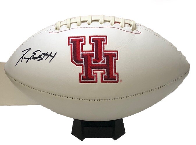 DONOVAN SMITH SIGNED AUTOGRAPHED HOUSTON COUGARS FULL SIZE FOOTBALL PSA/DNA 