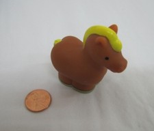 Farm Pony Horse 2" Tall Unknown Manufacturer Plastic Farm Animal Rare 