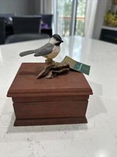 Big Sky Audubon Richard Lawson Bird Song Player Box da collezione