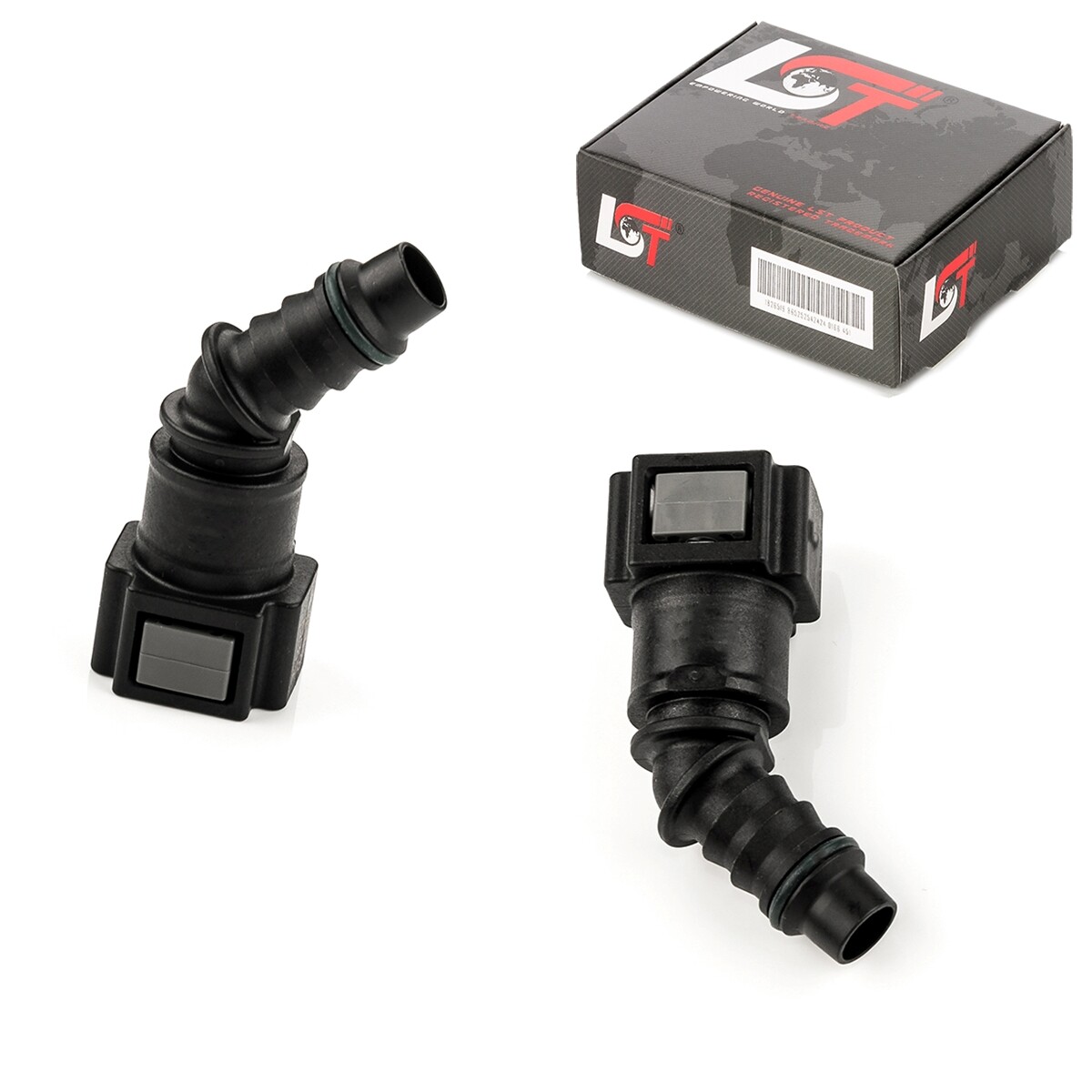 2x Quick Release Fuel Line Hose Coupling 45° 7.89x8 for DAIHATSU