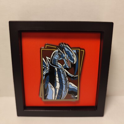 Yugioh Blue Eyes White Dragon Enamel Pin FigPin Mini Hyper Rare 1:100