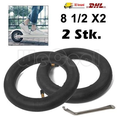 MARKENLOS 2x Reifen Innen Schlauch 8,5Zoll für Xiaomi Mi Mijia M365 Pro2 1S Lite E-Scooter