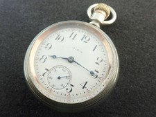 VINTAGE 18 SIZE ELGIN SWING OUT POCKET WATCH GRADE 288 - RUNNING - FROM 1918