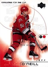 2001-02 UD Challenge for the Cup #12 Jeff O'Neill