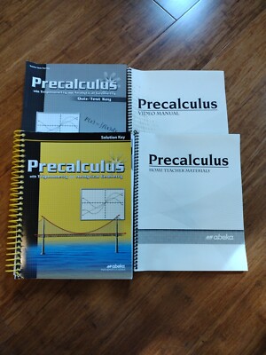 Abeka Precalculus Solution Key, Quiz/Test Key, Vid Manual, Home Tchr Materials
