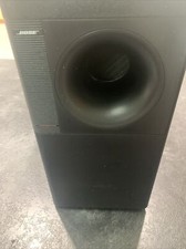 Bose Lifestyle-25 Powered Speaker System Acoustimass Black Subwoofer UNTESTED