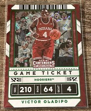 2020-21 Contenders Draft Picks Game Ticket Green Explosion #29 Victor Oladipo