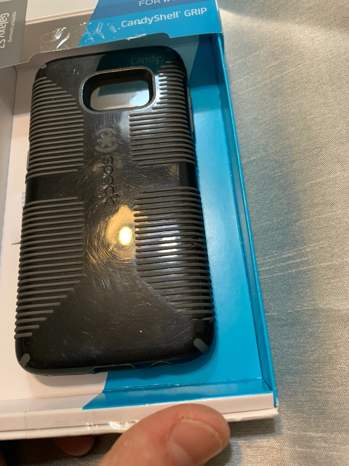 Empuñadura Speck CandyShell - Samsung Galaxy S7 - negra/gris Foto 2 de 3