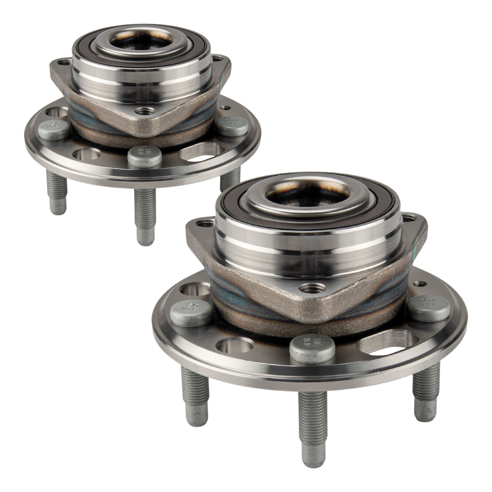 Front Wheel Hub Bearings Pair 2 for Chevy Equinox Malibu GMC Terrain