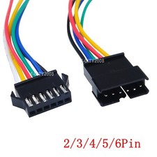 Lot SM2.54mm Wire Cable Connector 2/4/5/6P Terminal 10/15/20CM Male Female Plug