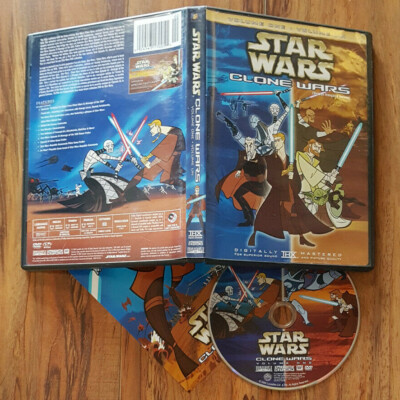 1229 Star Wars Clone Wars Volume Vol. 1 DVD w/ Insert (Canada, R1