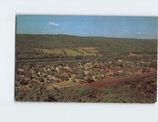 Postcard View from Point Peter of Port Jervis New York USA