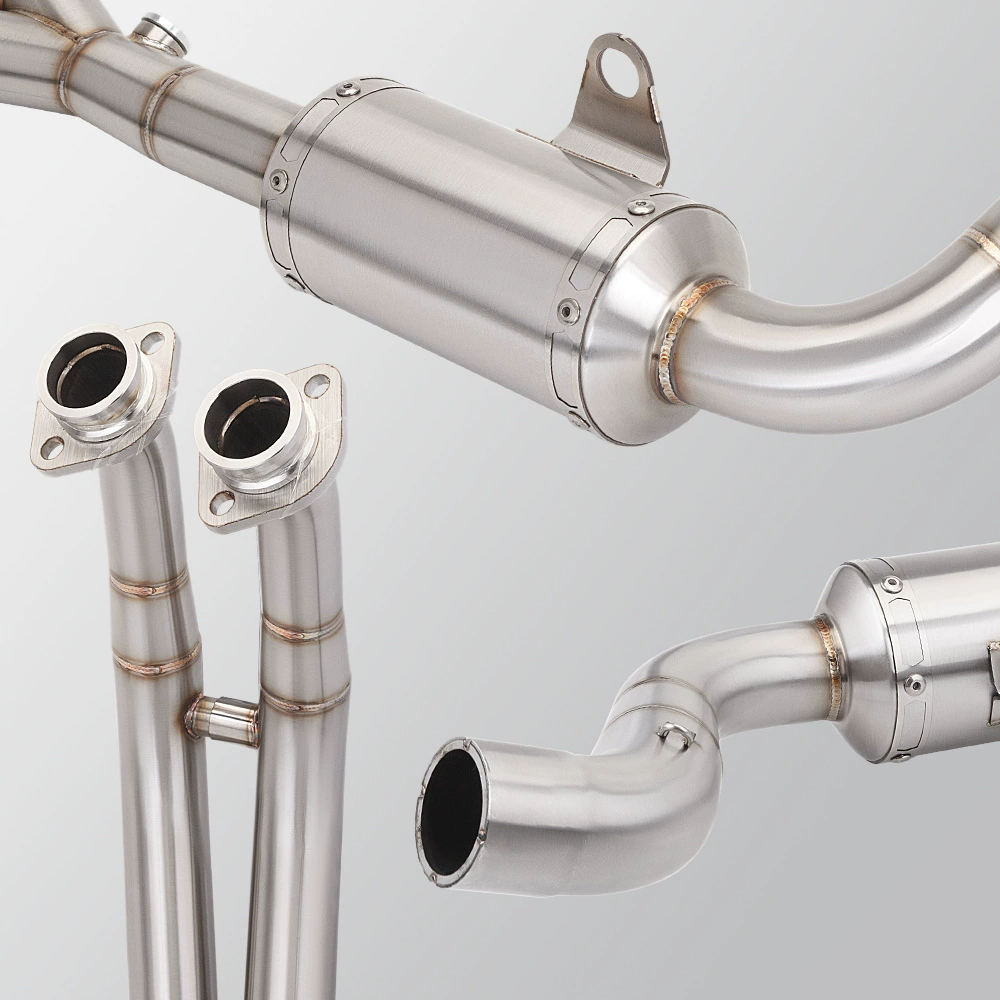 Exhaust Header Mid Link Pipe System For Suzuki 2022-2024 GSX-8R