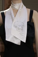 Bernie of New York  Silk Skull Scarf