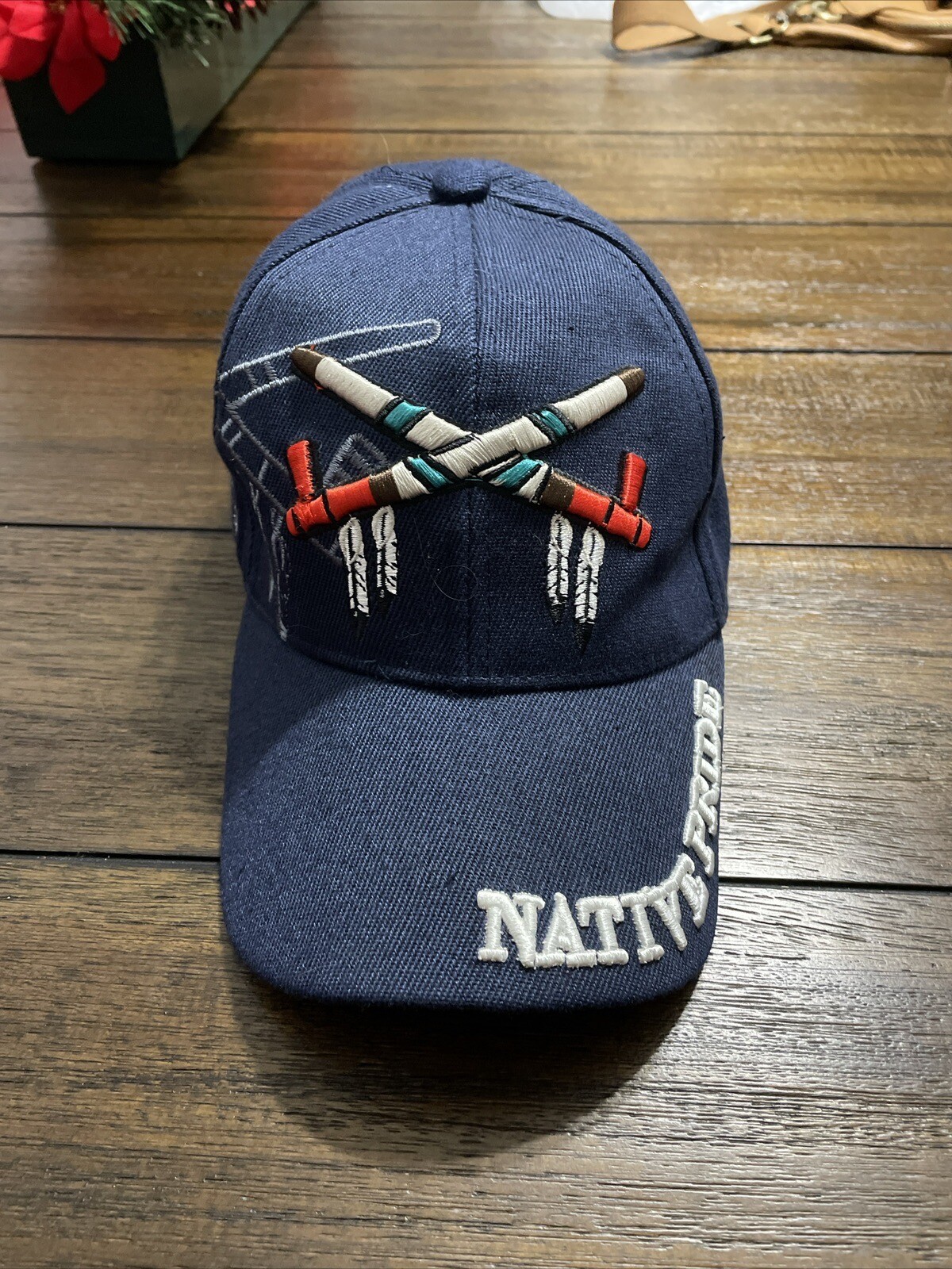 Native Pride Adjustable SnapBack Cap Hat NWOT Gre… - image 1