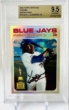 2020 Topps Heritage Vladimir Guerrero Jr. Chrome #/571 All-Star Rookie BGS 9.5