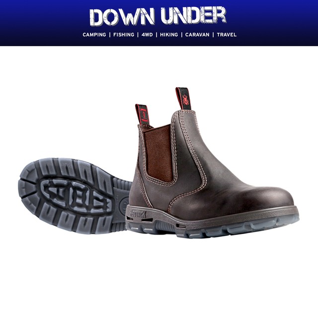 Redback 9.5 Safety Work Boot Dark Brown (USBOK) for sale online eBay