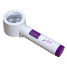 7X / 28D SuperMag LED Lighted Hand Held Stand Magnifier - 1.9 Inch Lens