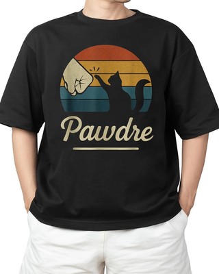 Ever Cat Daddy Paw Fist Bump Meow Pawdre T-Shirt Funny Unisex S-4XL
