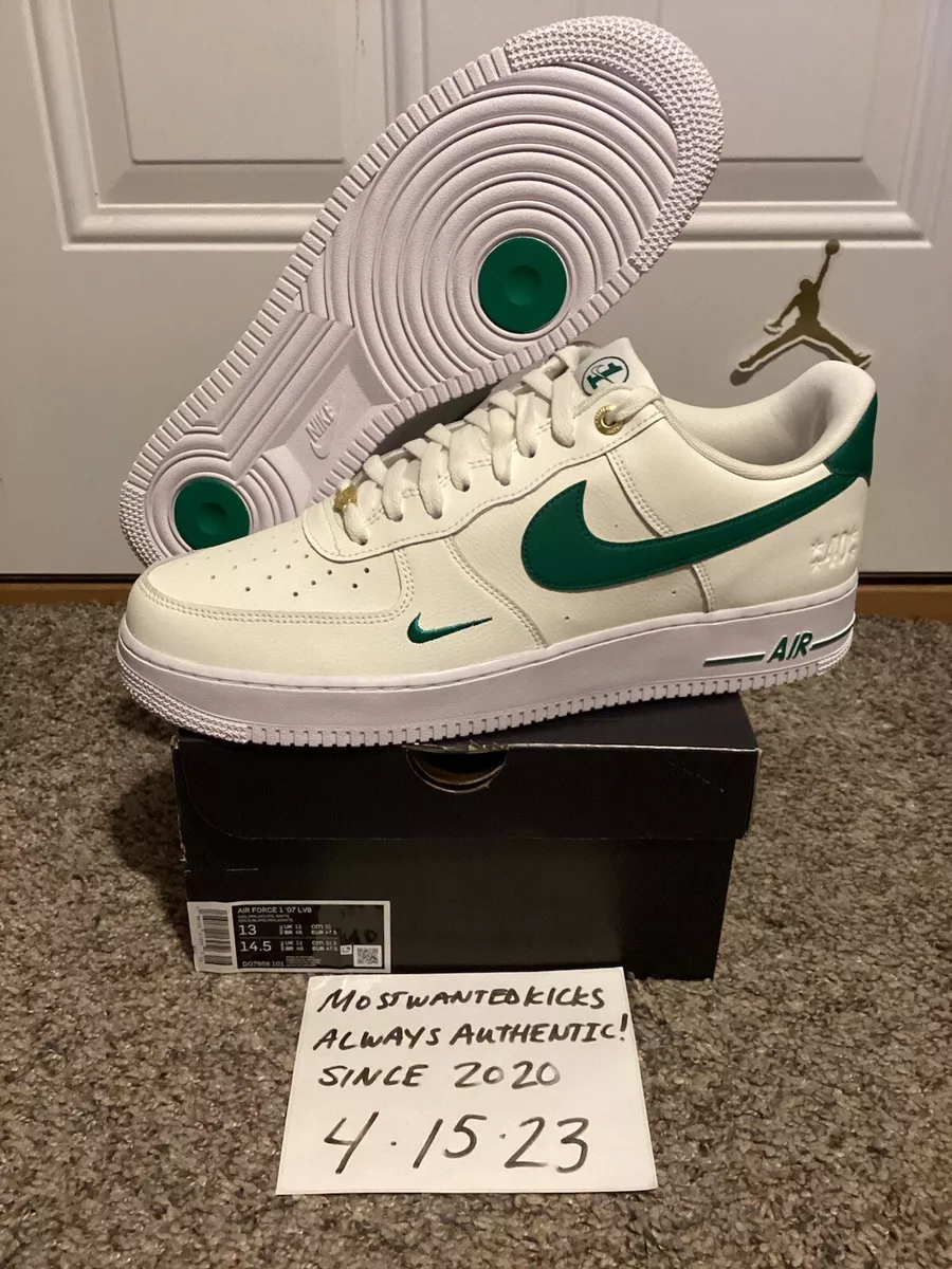 Ziek persoon Lokken groei DS 2022 Nike Air Force 1 Low LV8 40th Anniversary Sail Malachite Men's Sz  13 | eBay