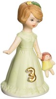 Growing Up Girls From Enesco Brunette Age 3 Figurine 3.25 In, New, Free Shipping on sale Growing Up Girls From Enesco Brunette Age 3 Figurine 3.25 In, New, Free Shipping on sale