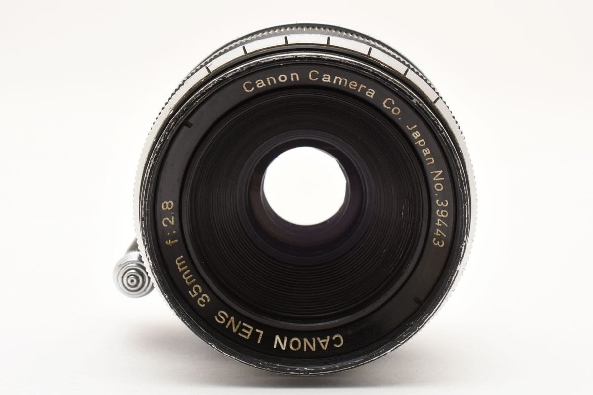 Near Mint] Canon 35mm F/2.8 MF Lens LTM L39 Leica Screw Mount