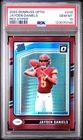 Jayden Daniels Panini Donruss Optic Red Hyper 248 PSA 10