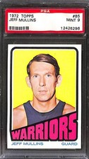 1972 TOPPS #85 JEFF MULLINS PSA 9 Mint 12426296 